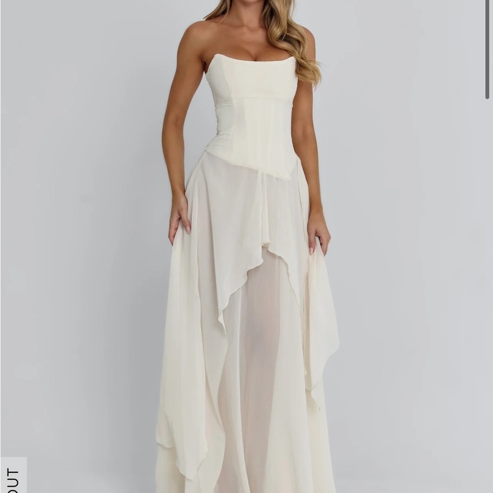 Outcast EISLEY MAXI DRESS IVORY